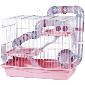 Gaiola Hamster Super Gigante Rosa
