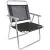 Cadeira Oversize Alumínio, Preta — Mor